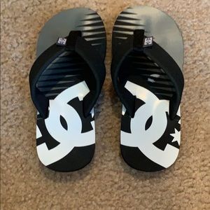 Brand new DC flip-flops boys size 11